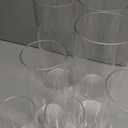 12 Pack Glass Cylinder Vases 4,6,8,10 Inch Tall Clear Flower Vase Hurricane Floating Candle Holder for Table Centerpiece Wedding Home Decor.n1 Cracked