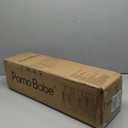 Pamo Babe Portable Crib Baby Playpen with Mattress and Carry Bag Grey