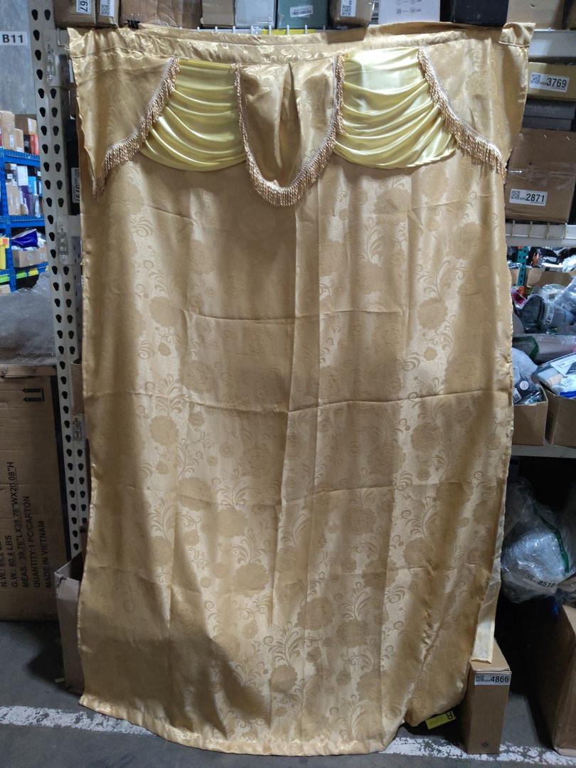 SUBRTEX Light Flitering Curtains 52Wx84L, Room Darkening Vibrant Drapes, Curtains for Living Room