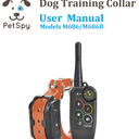 PetSpy M686 Premium Dog Training Shock Collar, 1100 Yards, Medium to Large Dogs, with Vibration, Electric Shock and Beep, Waterproof, Remote Trainer (Two Dogs)