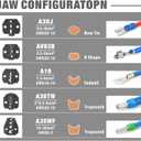 iCrimp Wire Crimping Tool Set with Wire Cable Stripper, Ratcheting Wire Crimper Tool with 5pcs Interchangeable Dies for Insulated and Non-insulated Connectors Terminal and End-sleeves Ferrule