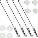 Updated W10780048 WTW4800XQ4 WTW4800XQ1 RTW4640YQ1 ATW4675YQ1 Washer Suspension Rod Replacement for Whirlpool Kenmore Maytag Amana WTW4800XQ2 MVWC200XW2 WTW4930XW1 CAW9244XQ2 NTW4501XQ0 by Techecook