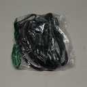 Bungee Cords with Hooks 24 Inch - 6 Pack Heavy Duty Outdoor Black Bungie Straps with Carabiner Hooks 200 LB Break Strength - UV & Weather Resistant Bungy Cords Set