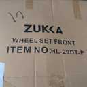 29 Inch Bicycle Wheelset - 14Gx32H Spokes with ED Brass Nipples - 100mm Front/135mm Rear QR Hubs - 6-Bolt Disc Brake Compatible Release for 6-9 Speed Bikes