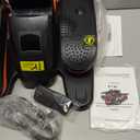 Under Desk Elliptical Machine, Electric Elliptical Leg Exerciser for Seniors with 12 Adjustable, Portable Quiet Elliptical Exercise Machine, Seated Pedal Exerciser with Remote Control (Orange)