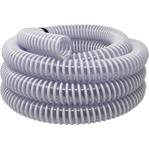 Sealproof 1.25" (32mm) Pool Filter Pump Connection Hose for 1-1/4 Inch Above Ground Pools and Intex Systems, 20 FT Premium Quality PVC Made in USA | Cut to Desired Length, Includes 4 Hose Clamps