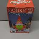 GOOSH 6 FT Christmas Inflatables Gnomes Outdoor Decorations Christmas Blow up with Built-in LEDs for Holiday Party Xmas Yard Garden Lawn Decor