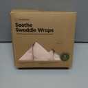 3-Pack Organic Baby Swaddle Sleep Sacks - Swaddles for Newborns, Infant 0-3 Months, Baby Girls, Boys, Soft & Snug Newborn Sleep Sack, Nursery Swaddling Blankets (Angelic, OS)