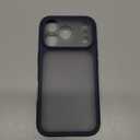 TAURI for iPhone 17 Pro Case, Full Camera Protection with Screen Protector, Translucent Matte Military-Grade Protection Shockproof Slim Phone Case for iPhone 17 Pro, Matte Blue