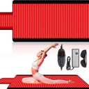 Red Light Therapy Mat for Full Body, Red Light Therapy Blanket, 2 in 1 LEDs (660nm & 850nm) for Home Use, 3 Modes & Adjustable Timer, 76.8'' X 33.4''