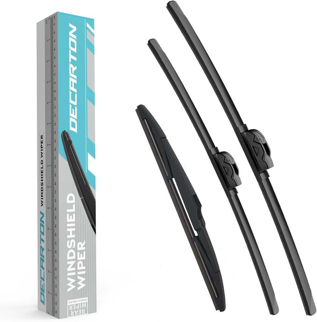 Replacement for Hyundai Venue 2020 2021 2022 2023 2024,Original Equipment Windshield Wiper Blade Set - (Pack of 3)