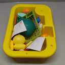 CUTE STONE Play Sink with Running Water, Kitchen Sink Toys with Play Food and Kitchen Utensils, Pool Floating Toys for Fishing Game, Children Role Play Electric Dishwasher Toy Gift for Boys Girls