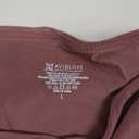 QINSEN Women's Sexy Square Neck Bodysuit Long Sleeve Double Lined Shirt Tops (Large, Coffee Bean)