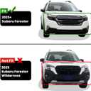 LASFIT Floor Mats & Seatback & Cargo Mats for Subaru Forester 2025-2026 (Not Fit Hybrid & 2025 Wilderness), All Weather TPE Custom Fit Floor Liners for Forester 2025-2026 Gas Backrest and Trunk Mat