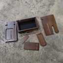 TESLYAR Wood Phone Docking Station Ash Key Holder Wallet Stand Watch Organizer Men Husband Wife Anniversary Dad Birthday Nightstand Purse Father Graduation Male Idea Gadgets (Beige)