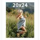 20x24 Picture Frame, Wooden Photo Frames with Tempered Glass, 1 Pack, 20x24 in