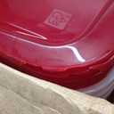 IRIS USA 33 Qt. Holiday Wreath Storage Container Box with Lid, 3-pack, Stackable Under Bed Storage Organizer Bin with Latching Buckles for 20" Wreaths Festive Holiday Decorations Garlands, Clear/Red