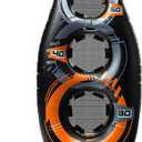 NERF Inflatable Target Set - Proshot Kids Football Blaster Game Set - 50" Standing Pop Up Target, Black/Orange/Gray (One Size)