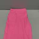 we fleece Plus Size 8" Biker Shorts with Pockets - High Waisted Spandex Yoga Shorts for Women, Workout Gym Cycling Athletic (4X-Large, Pink)