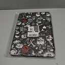for Fire HD 10 Tablet Case (13th Generation, 2023 Released) 10.1" Multi-Angle Rotating Stand PU Leather Auto Wake/ Sleep for Amazon Kindle fire 10 case Protective Cover, Skulls Red Roses Flowers