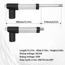 Feikeer 1.28.000.131.30 Electric Recliner Actuator Replacement Kit, Lift Chairs Motor Actuator, DC24V for Lift Chair Linear Actuator Motor, Electric Recliner Motor