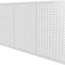 TORACK 3 PCS Metal Pegboard Panels(16x24 inch) for Wall Garage Tools Storage Pegboard for Workbench, Modular Peg Board Tool Organizer Board Kit(Pack of 3, Grey)