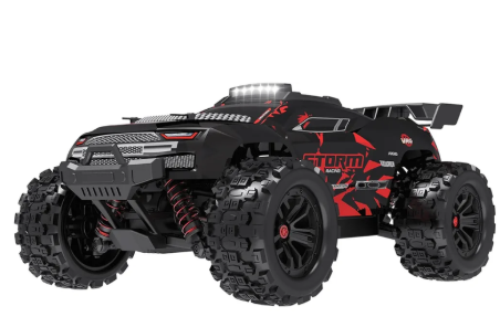 KGF 1:18 Scale All Terrain RC Cars, 40km/h High Speed Remote Control Car, 2.4Ghz RC Car Toys Gifts for Kids and Adults, 4WD Electric Vehicle with 2 Rechargeable Batteries, Off Road Monster Truck