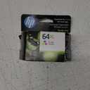 HP 64XL Tri-color High-yield Ink Cartridge for HP Printers | Works with Printer Series: ENVY Inspire 7950e; ENVY Photo 6200, 7100, 7800; Tango | Eligible for Instant Ink | N9J91AN