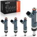 A-Premium Fuel Injectors Set of 4 Compatible with Toyota Prius 2010-2011, Tundra 2012-2013, Sequoia 2012-2013 & Lexus CT200h 2011-2012, 1.8L 5.7L, Replace# 2320939195, 2320939196