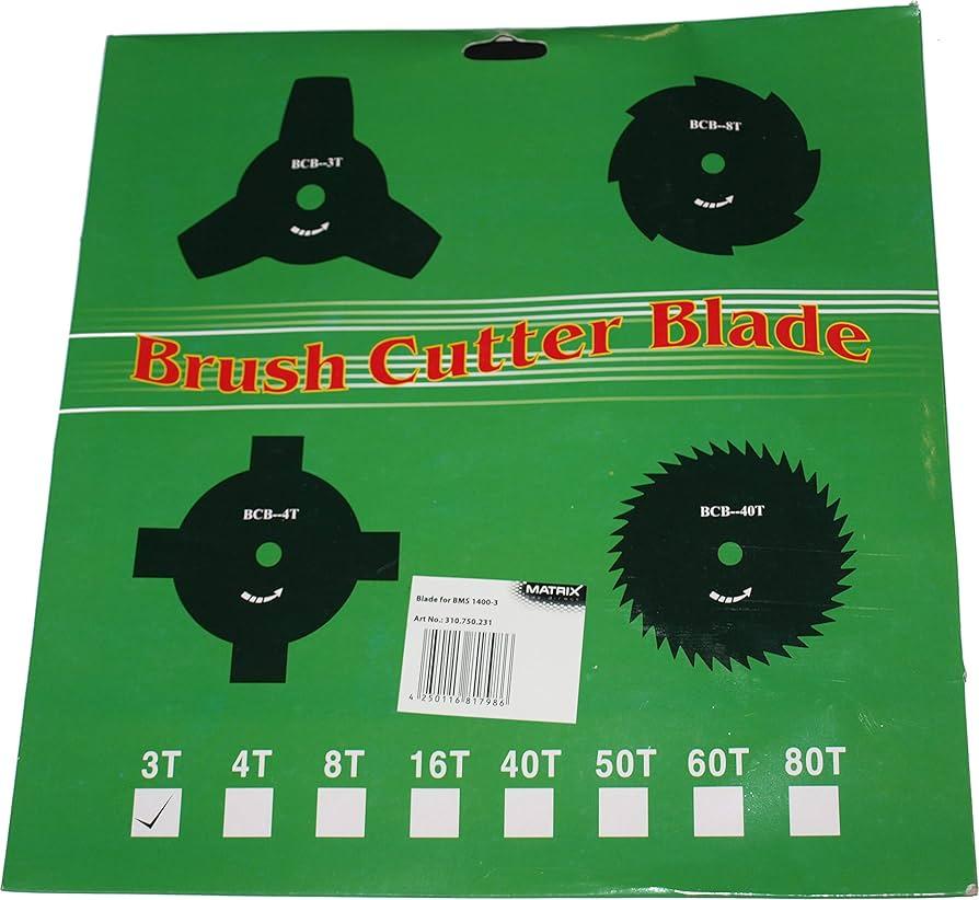 Matrix Replacement 3-tooth blade for brush cutter BMS 1400/900