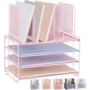 LEKETREE Desk Organizers and Accessories, 3-Tier Paper Organizer