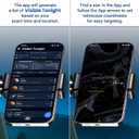 ESSLNB Telescope, 80mm Aperture 700mm Astronomy Refractor Telescope for Adults Beginners, High Transmission Travel Professional Telescope with Stargazing App Wireless Remote Phone Adapter (70080G)