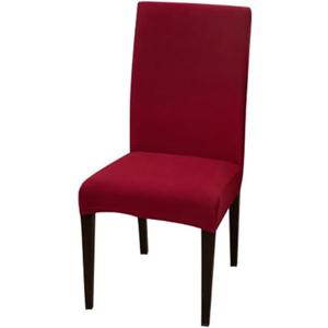 Stretchable Wedding Party Chair Cover for Banquet Hotel Decoration, Universal Spandex Arch Cover (Burgundy 4pcs)