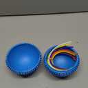 Sensory Activity Ball,Sensory Activity Board 3D DIY Upgrade,Fidget Toy for Calming, Stress, Anxiety, ADHD & Autism,Kids 3+ & Adults,with 16 Strings(Blue)