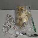 Boao 24 Pieces Christmas Artificial Glitter Poinsettia Flowers Xmas Flowers Wedding Christmas Tree New Year Ornaments(Gold)