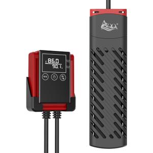 AQQA 800W Aquarium Heater Fish Tank Heater for Aquarium Submersible Thermostat Heater with Intelligent Temperature Probe Adjustable Temp Range 59-94 (800W for 80-230Gal)