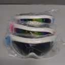 COOLOO 3 Pack Kids Ski Goggles, Anti-fog Snowboard Goggles with UV400 Protection, Snow Goggles for Boys Girls Youth Men Women (01.white/Blue+white/Pink+white/Blue)