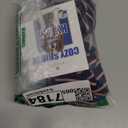 KYEESE Dog Pajamas, Soft Striped Pet Jumpsuit, Velvet Fleece Doggie Jammies, 4 Legs Dog Clothes, Stretchable Pajamas Cozy Outfit, Comfortable Onesie Sleepwear for Small Dogs,Navy Blue Striped, Large (Large (15-25lbs))