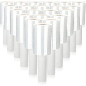 Sherr 20 Pack 5 Inch Stretch Shrink Film Roll Clear Plastic Wrap for Moving Packing with Handle 800 Feet 80 Guage Thick Industrial Self-adhering for Packaging Furniture Luggage Supplies