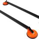 GOTOTOP Suction Cup Roof Rack Universal Roof Rack Bare Roof Universal 36.22in Roof Rack Cross Bars, 2 Pcs Steel Suction Cup Car Cargo Luggage Carrier Bar for Kayak Canoe Bike Snowboard