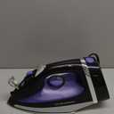 Hamilton Beach Steam Iron for Clothes & Garment Steamer with Smooth Press Stainless Steel Soleplate, 1200 Watts, 8 Retractable Cord, Black (14214)