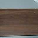 Aothia Solid Wood Dual Monitor Stand Riser for Desk, 43 Inch Black Walnut Computer Monitor Riser with Cork Legs, Extra Long Desktop Organizer Shelf for 2 Monitors, Laptop & Printer