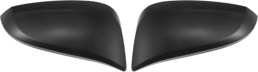 X AUTOHAUX Pair Car Rear View Driver Passenger Side Mirror Cover Cap Replacement Black for Toyota Hilux 2015-2020 Mirror Guard Covers Exterior Decoration Trims