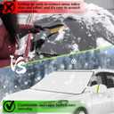 Windshield Cover for Ice and Snow45 * 63 inch Extra Large Windshield Snow Cover with 9 PCS Magnets,Fits Most Vehicles,Say Goodbye to Frosty Mornings and Hello to Easy Winter Prep