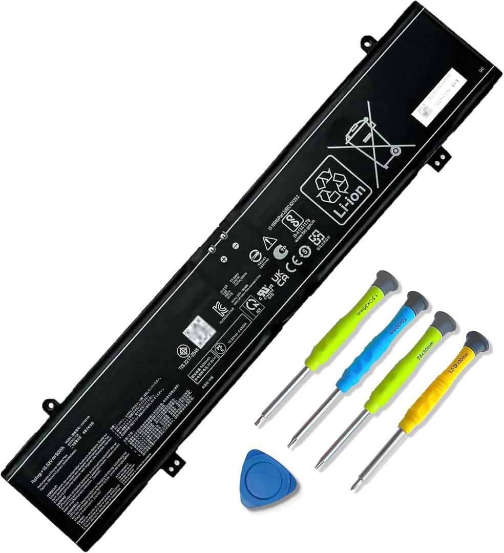 ASODI 90Wh C41N2109 Laptop Battery Compatible with ASUS Rog Strix G16 Zephyrus G16 M16 FlowX16 GV601RE Strix G18 G634JY G634JZ G814J 18 G834JZ G834JY Series 0B200-04200000 15.52V 5800mAh