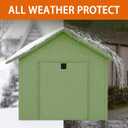 Outdoor Cat House with Cozy Cushion, Waterproof Insulated Cat Houses for Outdoor Cats, Shelter for Feral Pet Outside, Design for All Weather, Green