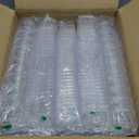 320-Pack Dessert Cups with Spoons 5 oz Mini Plastic Dessert Cups for Party Yogurt Parfait Jello Fruit Appetizer Cocktail Small Clear Reusable Square and Round Goblet-Shaped Dessert Bowls Shot Glasses