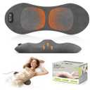 Smooth Triple Fusion 3-in-1 Back Massager Lumbar Pillow with Heat, Vibration & Traction Back Massager for Pain Relief, Deep Tissue Relaxation for Home, Office- Corded Electric Gift Idea