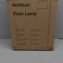 AKASUKI Floor Lamp for Living Room with 3 Color Temperatures, Foot Switch Standing Lamps for Living Room, Bedroom, Office, Arc Mordern Floor Lamp with 9W LED Bulb Included