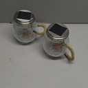 ROSHWEY Solar Lantern Gifts for Women, 2 Pack Hanging Garden Decor Lights Outdoor Waterproof with 30 LED for Halloween Christmas Easter Gift